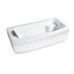 Душевой бокс River NARA 170/80/55 MT, 170×80 см, высокий поддон, универсальная