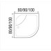 Душевая кабина River NARA LIGHT Б/К 90/44 MT, 90×90 см, высокий поддон, универсальная Душевая кабина River NARA LIGHT Б/К 90/44 MT, 90×90 см, высокий поддон, универсальная