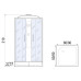 Душевая кабина River QUADRO 80/24 MT, 80×80 см, средний поддон, универсальная Душевая кабина River QUADRO 80/24 MT, 80×80 см, средний поддон, универсальная