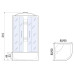 Душевая кабина River REIN 90/44 MT, 90×90 см, высокий поддон, универсальная Душевая кабина River REIN 90/44 MT, 90×90 см, высокий поддон, универсальная