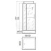 Душевая кабина River TANA 120/90, 120×90 см, низкий поддон, универсальная Душевая кабина River TANA 120/90, 120×90 см, низкий поддон, универсальная