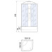 Душевая кабина River TEMZA 135/135/55 TH, 135×135 см, высокий поддон, универсальная Душевая кабина River TEMZA 135/135/55 TH, 135×135 см, высокий поддон, универсальная
