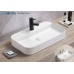 Раковина SantiLine SL-1007, Накладная, Прямоугольная, Белый, Керамика Раковина SantiLine SL-1007, Накладная, Прямоугольная, Белый, Керамика