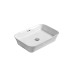Раковина SantiLine SL-1009, Накладная, Прямоугольная, Белый, Керамика Раковина SantiLine SL-1009, Накладная, Прямоугольная, Белый, Керамика