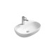 Раковина SantiLine SL-1024, Накладная, Овальная, Белый, Керамика Раковина SantiLine SL-1024, Накладная, Овальная, Белый, Керамика