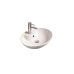 Раковина SantiLine SL-1043, Накладная, Овальная, Белый, Керамика Раковина SantiLine SL-1043, Накладная, Овальная, Белый, Керамика
