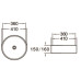 Раковина SantiLine SL-1057, Накладная, Круглая, Белый, Керамика Раковина SantiLine SL-1057, Накладная, Круглая, Белый, Керамика