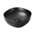 Раковина SantiLine SL-1106MB, Накладная, Квадратная, Черный матовый, Керамика