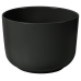 Раковина SantiLine SL-1110MB, Накладная, Круглая, Черный матовый, Фаянс