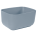 Раковина SantiLine SL-1112BM, Накладная, Прямоугольная, Голубой матовый, Фаянс