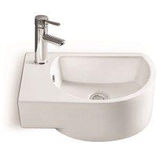 Раковина SantiLine SL-2015R, Накладная, Белый, Керамика Раковина SantiLine SL-2015R, Накладная, Белый, Керамика