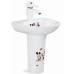 Раковина SantiLine SL-2115, На раковину, Четверть круга, Белый, Керамика Раковина SantiLine SL-2115, На раковину, Четверть круга, Белый, Керамика
