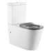 Унитаз SantiLine SL-3010, Напольный, Безободковый, Круглая, Белый