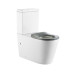 Унитаз SantiLine SL-3010, Напольный, Безободковый, Круглая, Белый