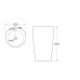 Раковина SantiLine SL-4004MB, Напольный, Круглая, Черный матовый, Керамика Раковина SantiLine SL-4004MB, Напольный, Круглая, Черный матовый, Керамика