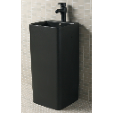 Раковина SantiLine SL-4005MB, Напольный, Прямоугольная, Черный матовый, Керамика Раковина SantiLine SL-4005MB, Напольный, Прямоугольная, Черный матовый, Керамика