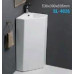 Раковина SantiLine SL-4026, Напольный, Угловая, Белый, Керамика Раковина SantiLine SL-4026, Напольный, Угловая, Белый, Керамика