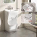 Раковина SantiLine SL-4030, Напольный, Круглая, Белый, Керамика Раковина SantiLine SL-4030, Напольный, Круглая, Белый, Керамика