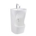 Раковина SantiLine SL-4030, Напольный, Круглая, Белый, Керамика Раковина SantiLine SL-4030, Напольный, Круглая, Белый, Керамика