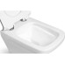 Унитаз SantiLine SL-5003, Подвесной, Безободковый, Прямоугольная, Белый, Дюропласт