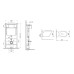 Унитаз SantiLine SL-5005T-DG+SL-01/DG, Подвесной, Округлая, Серый матовый