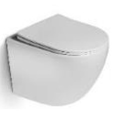 Унитаз SantiLine SL-5005T, Подвесной, Безободковый, Круглая, Белый Унитаз SantiLine SL-5005T, Подвесной, Безободковый, Круглая, Белый