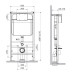 Унитаз SantiLine SL-5007T-MB+SL-04, Подвесной, Прямоугольная, Черный матовый, Черная матовая Унитаз SantiLine SL-5007T-MB+SL-04, Подвесной, Прямоугольная, Черный матовый, Черная матовая
