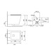 Унитаз SantiLine SL-5007T-SM/BD, Подвесной, Безободковый, Прямоугольная, Белый, Встроенный, Сантехнический фарфор Унитаз SantiLine SL-5007T-SM/BD, Подвесной, Безободковый, Прямоугольная, Белый, Встроенный, Сантехнический фарфор
