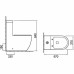Унитаз SantiLine SL-5011SM-BD, Напольный, Округлая, Белый, Встроенный