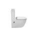 Унитаз SantiLine SL-5011SM-BD, Напольный, Округлая, Белый, Встроенный