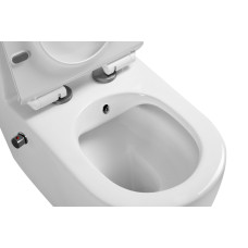 Унитаз SantiLine SL-5011SM-BD, Напольный, Округлая, Белый, Встроенный Унитаз SantiLine SL-5011SM-BD, Напольный, Округлая, Белый, Встроенный