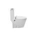 Унитаз SantiLine SL-5012SM-BD, Напольный, Овальная, Белый, Встроенный, Дюропласт