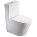 Унитаз SantiLine SL-5014, Напольный, Безободковый, Овальная, Белый, Фаянс