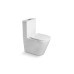 Унитаз SantiLine SL-5014, Напольный, Безободковый, Овальная, Белый, Фаянс