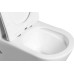 Унитаз SantiLine SL-5014, Напольный, Безободковый, Овальная, Белый, Фаянс