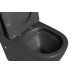 Унитаз SantiLine SL-5014MG, Напольный, Безободковый, Круглая, Серый матовый