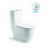 Унитаз SantiLine SL-5019, Напольный, Безободковый, Овальная, Белый, Дюропласт Унитаз SantiLine SL-5019, Напольный, Безободковый, Овальная, Белый, Дюропласт