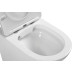 Унитаз SantiLine SL-5020, Напольный, Безободковый, Овальная, Белый, Дюропласт