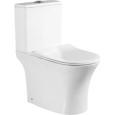 Унитаз SantiLine SL-5022, Напольный, Безободковый, Прямоугольная, Белый, Фаянс Унитаз SantiLine SL-5022, Напольный, Безободковый, Прямоугольная, Белый, Фаянс