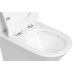 Унитаз SantiLine SL-5022, Напольный, Безободковый, Прямоугольная, Белый, Фаянс