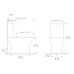 Унитаз SantiLine SL-5023, Напольный, Безободковый, Прямоугольная, Белый, Фаянс