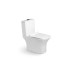 Унитаз SantiLine SL-5023, Напольный, Безободковый, Прямоугольная, Белый, Фаянс