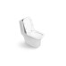 Унитаз SantiLine SL-5023, Напольный, Безободковый, Прямоугольная, Белый, Фаянс