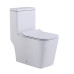 Унитаз SantiLine SL-5024, Напольный, Безободковый, Белый, Дюропласт