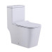 Унитаз SantiLine SL-5024, Напольный, Безободковый, Белый, Дюропласт