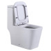Унитаз SantiLine SL-5024, Напольный, Безободковый, Белый, Дюропласт