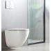 Унитаз SantiLine SL-5025Z, Подвесной, Безободковый, Овальная, Белый, Дюропласт
