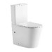 Унитаз SantiLine SL-5026, Напольный, Безободковый, Овальная, Белый, Дюропласт