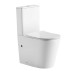 Унитаз SantiLine SL-5026, Напольный, Безободковый, Овальная, Белый, Дюропласт