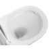 Унитаз SantiLine SL-5026, Напольный, Безободковый, Овальная, Белый, Дюропласт